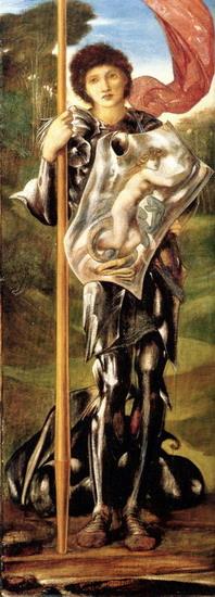 St George 1873 Präraffaeliten Sir Edward Burne Jones Ölgemälde